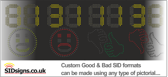 good and bad sid display custom designs