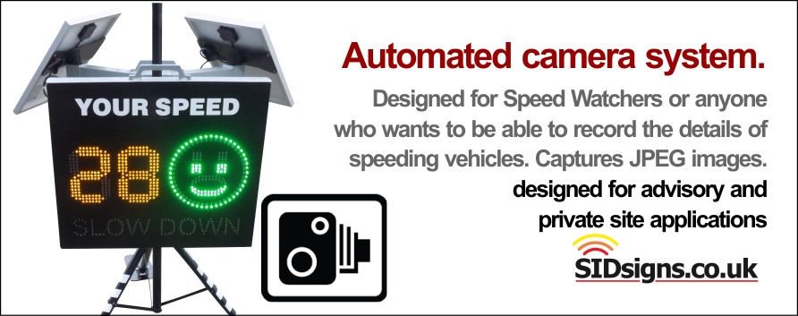 speed sign camera system in development