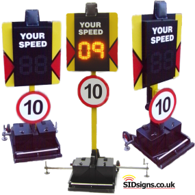 speed sign trolley systems