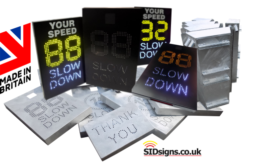 uk manufactured speed signs